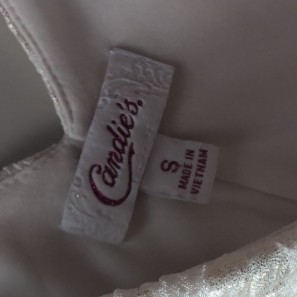 Candie's Juniors Dress Size Small White and Black - Picture 6 of 12